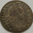 SIXPENCES 1697 N WILLIAM III NORWICH 1ST BUST LATE HARP SMALL CROWNS ESC 1561 ADJUSTMENT MARKS ON REVERSE GVF