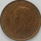 PENNIES 1929  GEORGE V  UNC LUS