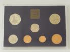 ENGLISH PROOF SETS 1982  Elizabeth II 1/2 P TO 50P (7 Coins with new 20p) 106,800 FDC