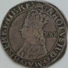 HALF CROWNS 1660 -62 CHARLES II 3RD HAMMERED ISSUE.WITH INNER CIRCLES MM CROWN S3321 HAIR PARTLY RE-ENGRAVED GF/NVF 