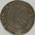 ELIZABETH I 1582 -1584 ELIZABETH I SHILLING. 6TH ISSUE. MM A. F