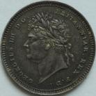 MAUNDY TWOPENCES 1824  GEORGE IV UNC.T.