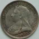 MAUNDY TWOPENCES 1895  VICTORIA  UNC T