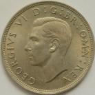 HALF CROWNS 1947  GEORGE VI BU