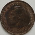 PENNIES 1947  GEORGE VI   UNC LUS