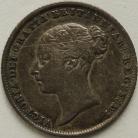 SIXPENCES 1844  VICTORIA SMALL 44 NVF