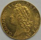 GUINEAS 1733  GEORGE II GEORGE II SECOND YOUNG HEAD - SUPERB EF/GEF