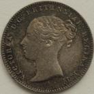 THREEPENCES SILVER 1847  VICTORIA EXTREMELY RARE UNC T