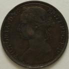 PENNIES 1890  VICTORIA GVF