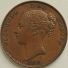 PENNIES 1841  VICTORIA NO COLON AFTER REG GVF