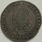 HALF CROWNS 1601  ELIZABETH I 7TH ISSUE FINE SILVER CROWNED BUST MM 1 TINY EDGE FLAW S2583 VF