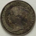 THREEPENCES SILVER 1853  VICTORIA EXTREMELY RARE. SUPERB UNC. T