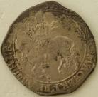 CHARLES I 1641 -1643 CHARLES I HALFCROWN. TOWER MINT. GR 4. FOURTH HORSEMAN. FORE SHORTENED HORSE. REV.OVAL GARNISHED SHIELD. MM TRIANGLE IN CIRCLE STAINED GVF