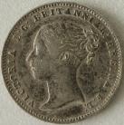 GROATS 1848  VICTORIA 8 OVER 7 GEF