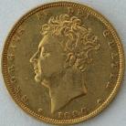 SOVEREIGNS 1826  GEORGE IV GEORGE IV GVF