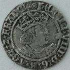 HENRY VIII 1526 -1544 HENRY VIII GROAT. 2ND COINAGE. LAKER BUST D. LARGE FACE WITH ROMAN NOSE. MM ARROW. EXCELLENT PORTRAIT. NEF