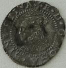 ELIZABETH I 1560 -1561 ELIZABETH I PENNY. 2ND ISSUE. MM MARTLET. EXCELLENT PORTRAIT EF