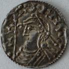 ANGLO SAXON-LATE PERIOD 1016 -1035 CNUT PENNY. SHORT CROSS TYPE. LONDON MINT. LEOFWEALD. LEOFPOLD ON LV. GVF