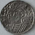 ANGLO SAXON-LATE PERIOD 1016 -1035 CNUT PENNY. SHORT CROSS TYPE. HERTFORD MINT. LEOFRIC. LEOFRIC ON HEOR. SCARCE MINT. GVF