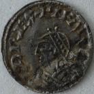 ANGLO SAXON-LATE PERIOD 1035 -1040 HAROLD I PENNY. JEWEL CROSS TYPE. THETFORD MINT. BRUNSTAN. BRVNSTAN ON DEOD. VERY SCARCE. GVF