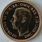 SOVEREIGNS 1937  GEORGE VI GEORGE VI. PROOF. VERY SCARCE. BU