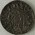 ANGLO SAXON-LATE PERIOD 1042 -1066 EDWARD THE CONFESSOR PENNY. PYRAMIDS TYPE. STAFFORD MINT. GODWINE. GODPINE ON STIE. SCARCE. GVF 