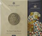 FIVE POUNDS 2024  CHARLES III ROYAL TUDOR BEASTS - THE QUEEN'S PANTHER PACK BU