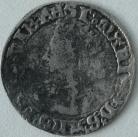 MARY 1553 -1554 MARY GROAT. CROWNED BUST. MM POMEGRANATE GF