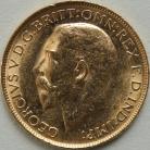 SOVEREIGNS 1919  GEORGE V PERTH BU