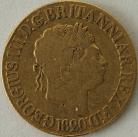 SOVEREIGNS 1820  GEORGE III GEORGE III. CLOSED 2 F/GF