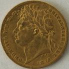 SOVEREIGNS 1821  GEORGE IV GEORGE IV NVF/GF