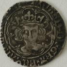 RICHARD III 1483 -1485 RICHARD III GROAT. TYPE 1. READING RICARD. LONDON MINT. MM HALVED SUN AND ROSE. VERY SCARCE NVF/GF