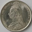 SIXPENCES 1889  VICTORIA BU