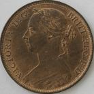 PENNIES 1893  VICTORIA F136 UNC LUS