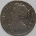 SHILLINGS 1708 E ANNE EDINBURGH BUST SCARCE GF