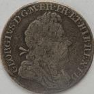 SHILLINGS 1715  GEORGE I ROSES AND PLUMES SCRATCHES GF