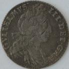 SIXPENCES 1697  WILLIAM III 3RD BUST SMALL CROWNS ESC1567 NVF