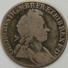 SHILLINGS 1723  GEORGE I ROSES AND PLUMES RARE GF