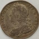 SHILLINGS 1731  GEORGE II ROSES AND PLUMES GF/NVF