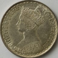 FLORINS 1853  VICTORIA BU