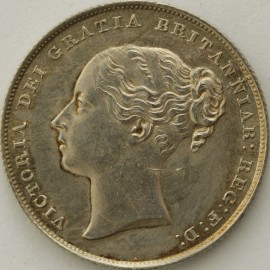 SHILLINGS 1855  VICTORIA VERY SCARCE BU