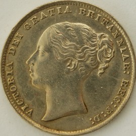 SHILLINGS 1867  VICTORIA DIE NO 27 GEF