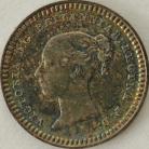 SILVER THREEHALFPENCE 1843  VICTORIA 43 OVER 34 GEF