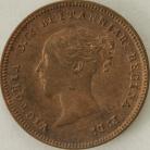 HALF FARTHINGS 1839  VICTORIA VERY SCARCE IN THIS GRADE UNC LUS