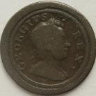 FARTHINGS 1719  GEORGE I LARGE LETTERS ON OBVERSE GF