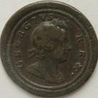 FARTHINGS 1720  GEORGE I SMALL LETTERS ON OBVERSE GF