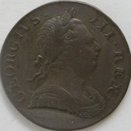 HALFPENCE 1770  GEORGE III       GF