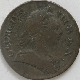 HALFPENCE 1772  GEORGE III  NVF