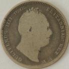 SHILLINGS 1837  WILLIAM IV VERY SCARCE NF/F