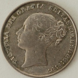 SHILLINGS 1858  VICTORIA  NEF